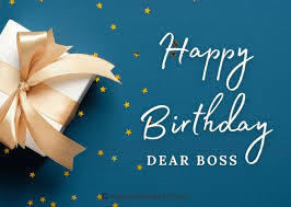 birthday wishes for boss