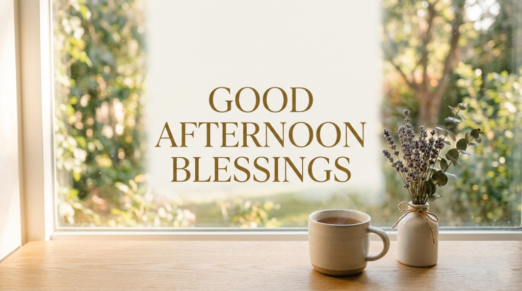 Good Afternoon Blessings