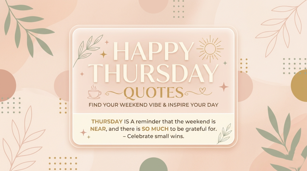 happy thursday quotes