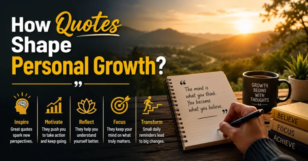 How Quotes Shape Personal Growth?