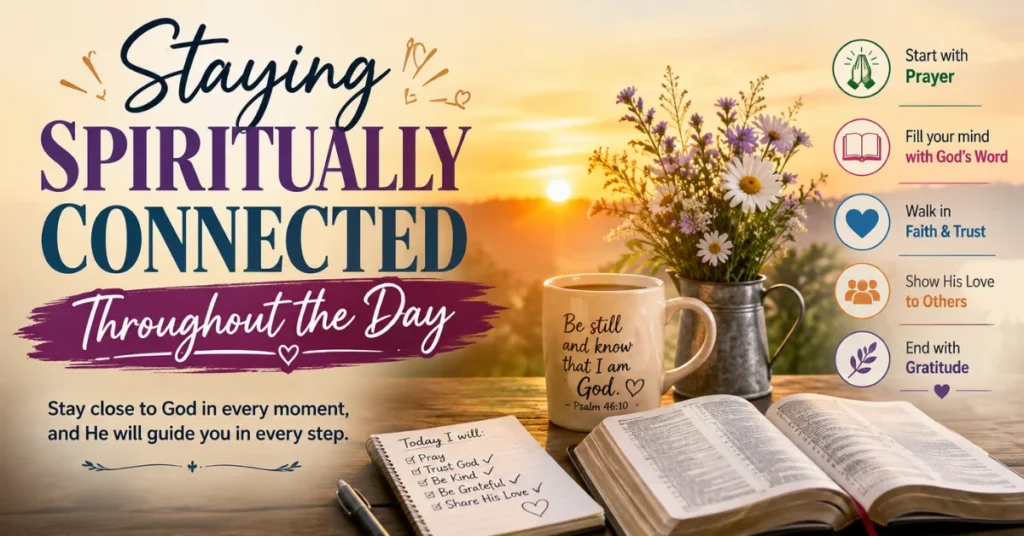 Staying Spiritually Connected Throughout the Day