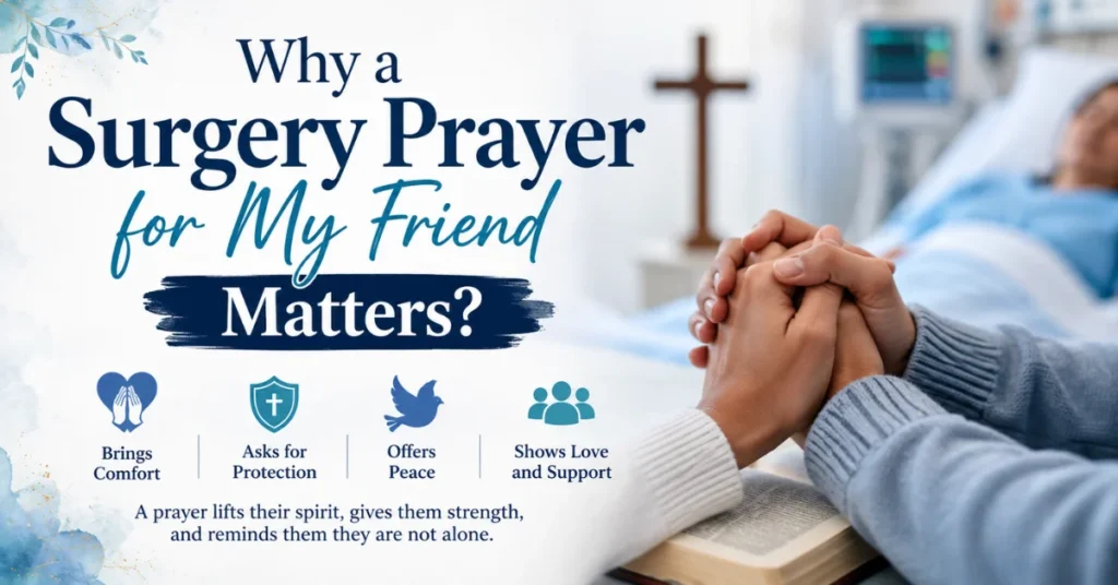 Why a Surgery Prayer for My Friend Matters?