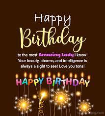 Birthday wishes for a female friend