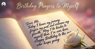 Birthday Prayers to myself