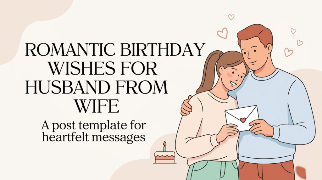 romantic birthday wishes for husband from wife