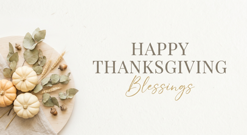 Happy Thanksgiving Blessings