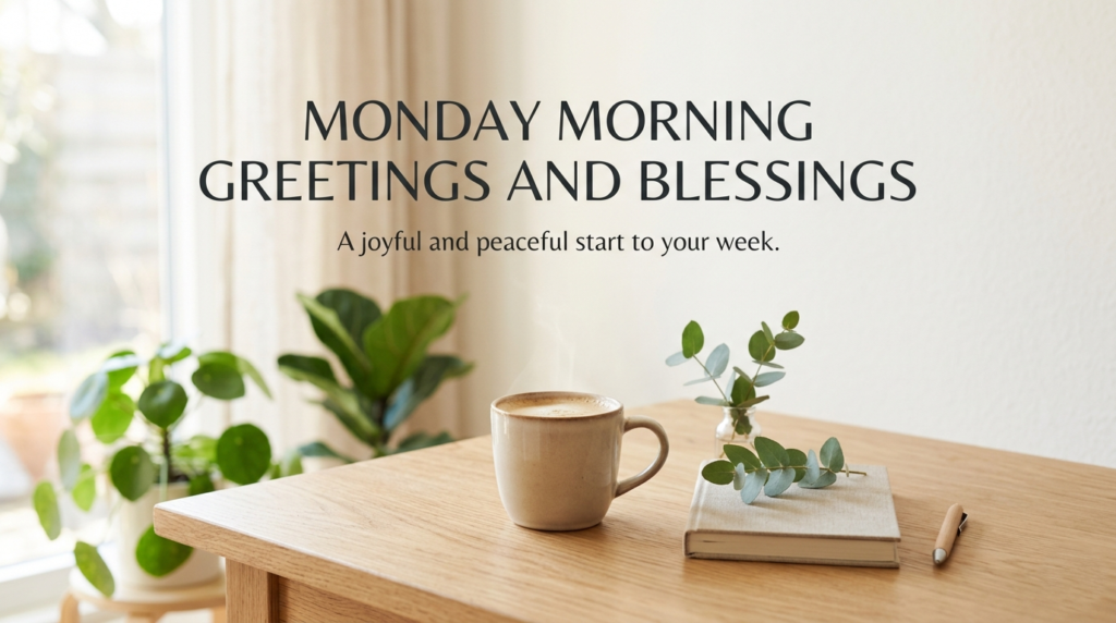 Monday Morning Greetings and Blessings