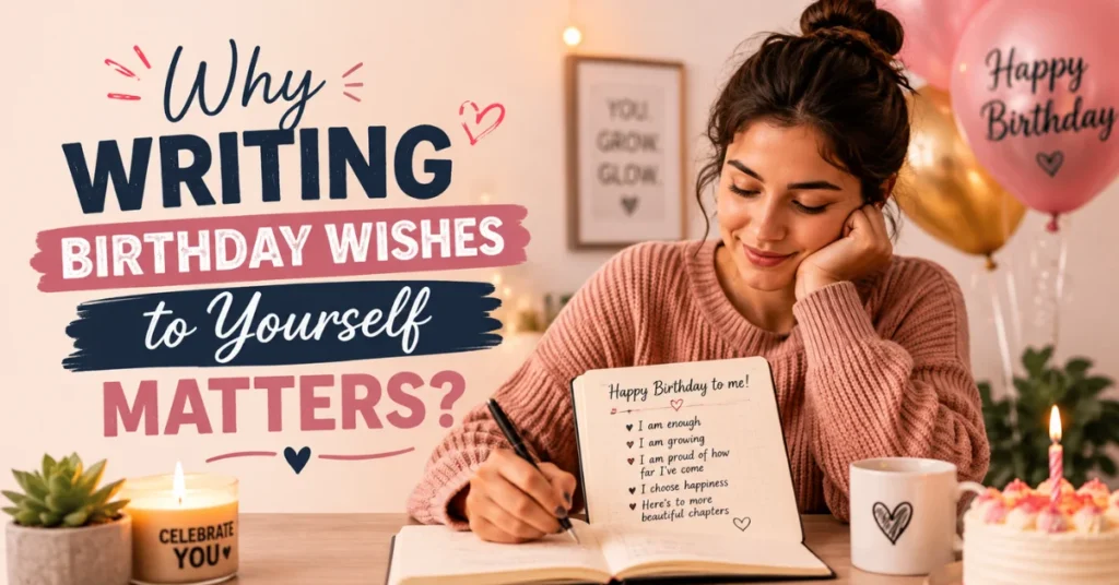 Why Writing Birthday Wishes to Yourself Matters?