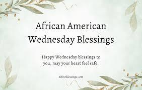 African American Wednesday Blessings