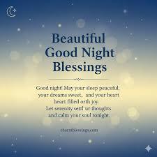 Good Night Blessings