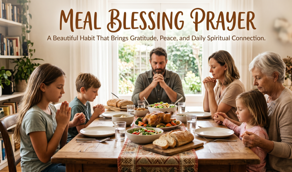 Meal Blessing Prayer: A Beautiful Habit That Brings Gratitude, Peace, and Daily Spiritual Connection