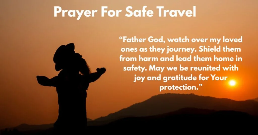 prayer for safe travel