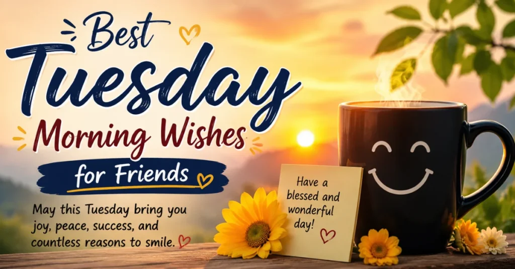 Best Tuesday Morning Wishes for Friends