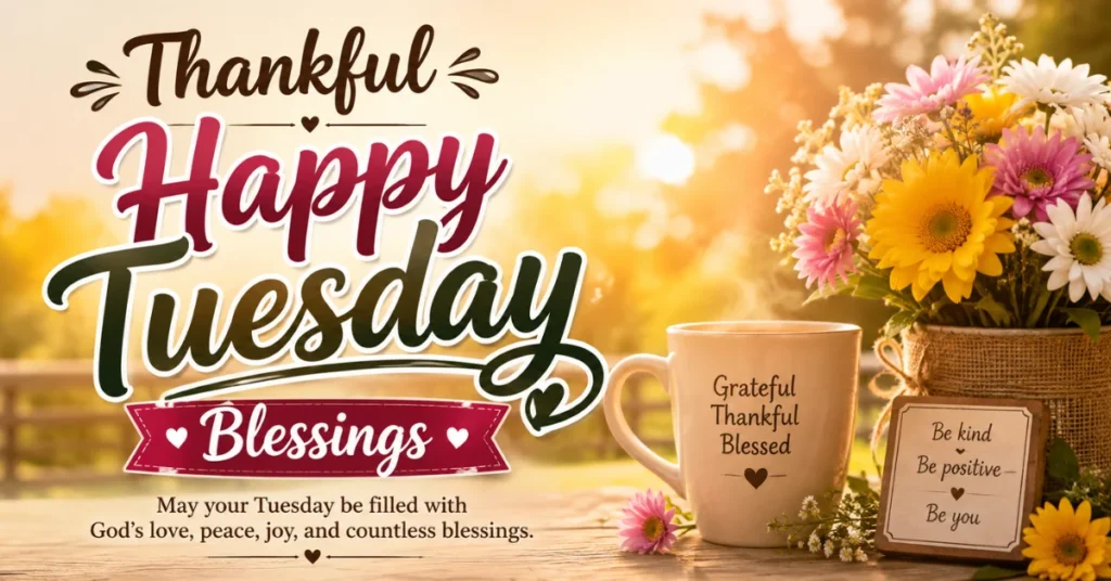 Thankful Happy Tuesday Blessings