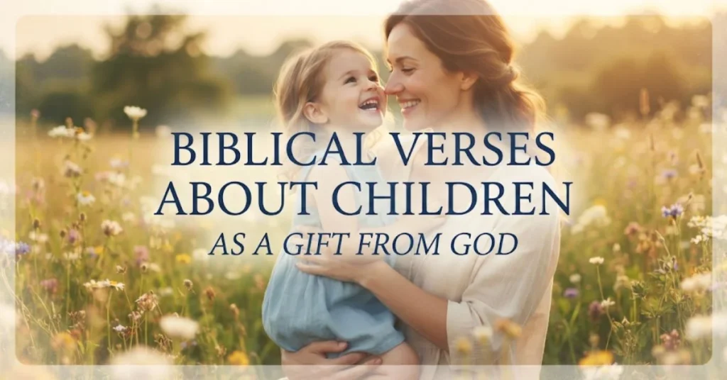 Biblical Verses About Children as a Gift From God