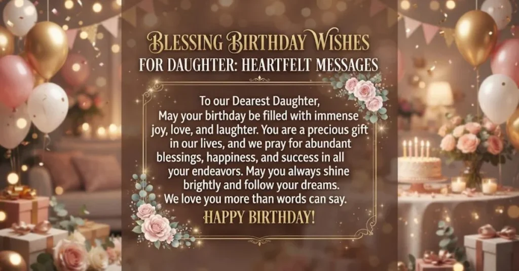 Blessing Birthday Wishes for Daughter: Heartfelt Messages