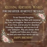 Blessing Birthday Wishes for Daughter: Heartfelt Messages