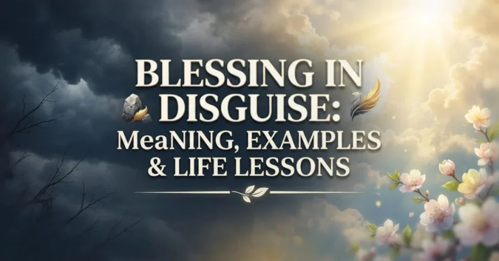 Blessing in Disguise: Meaning, Examples & Life Lessons