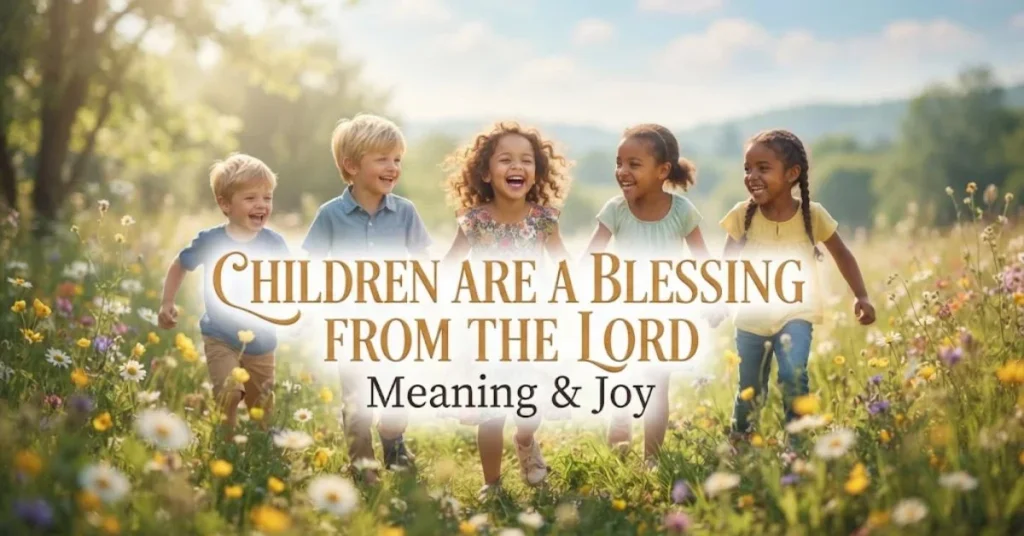 Children Are a Blessing From the Lord: Meaning & Joy 