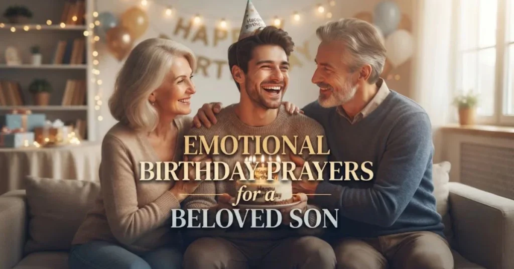 Emotional Birthday Prayers for a Beloved Son