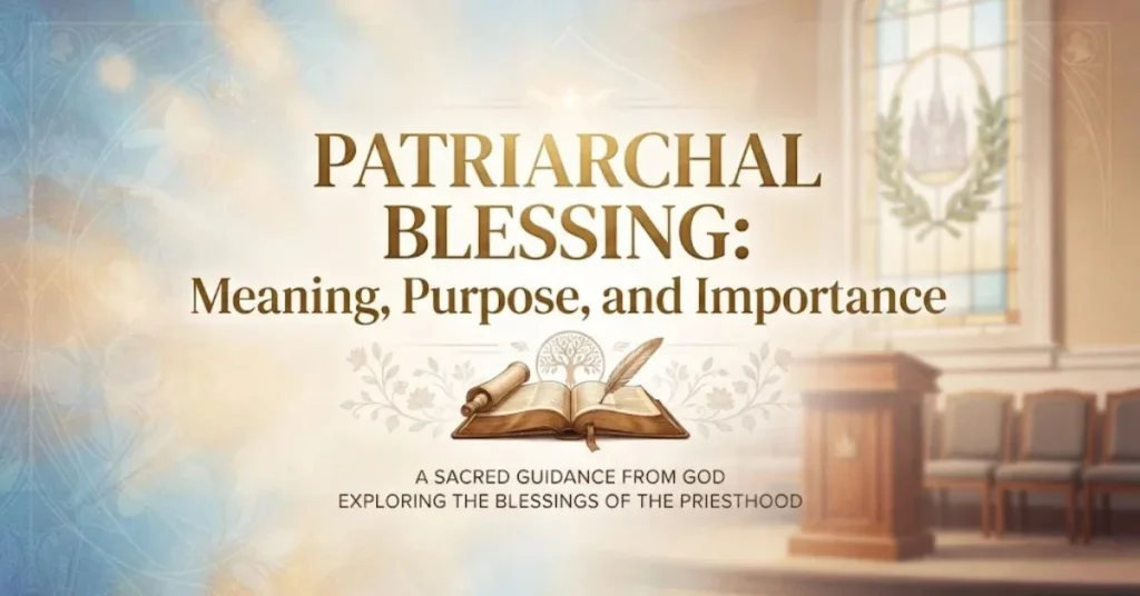 Patriarchal Blessing: Meaning, Purpose, and Importance