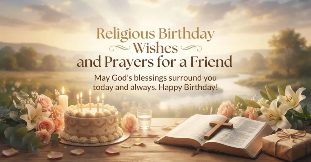 Religious Birthday Wishes and Prayers for a Friend