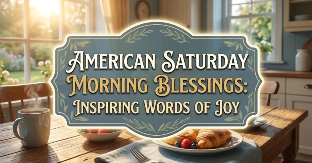 American Saturday Morning Blessings: Inspiring Words of Joy