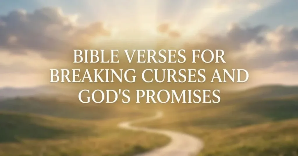 Bible Verses for Breaking Curses and Receiving God's Promises