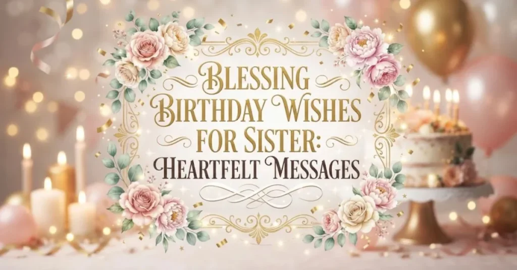 Blessing Birthday Wishes for Sister: Heartfelt Messages