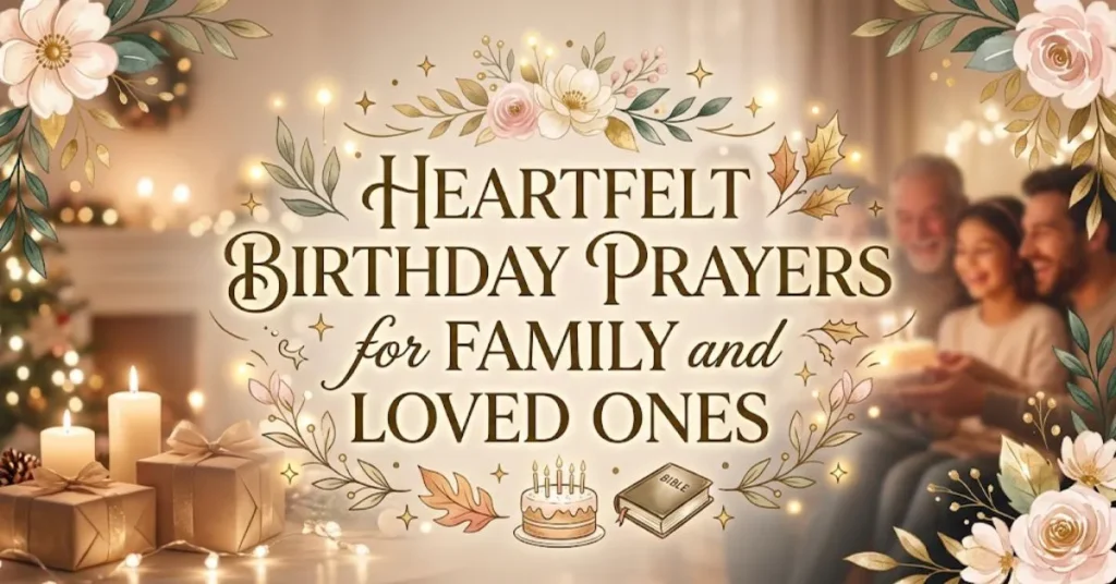Heartfelt Birthday Prayers for Family and Loved Ones