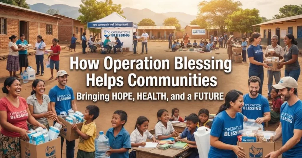 How Operation Blessing Helps Communities