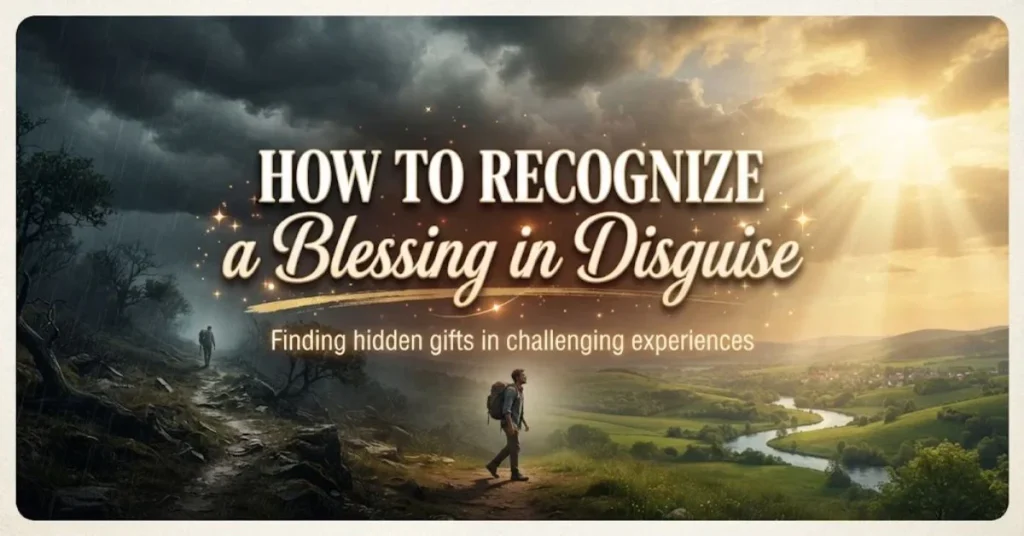 How to Recognize a Blessing in Disguise