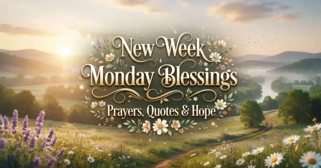 New Week Monday Blessings: Prayers, Quotes & Hope