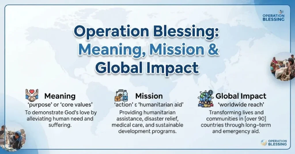 Operation Blessing: Meaning, Mission & Global Impact 