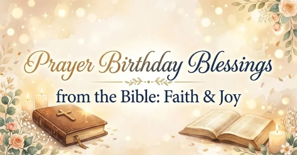Prayer Birthday Blessings from the Bible: Faith & Joy