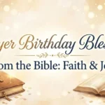 Prayer Birthday Blessings from the Bible: Faith & Joy