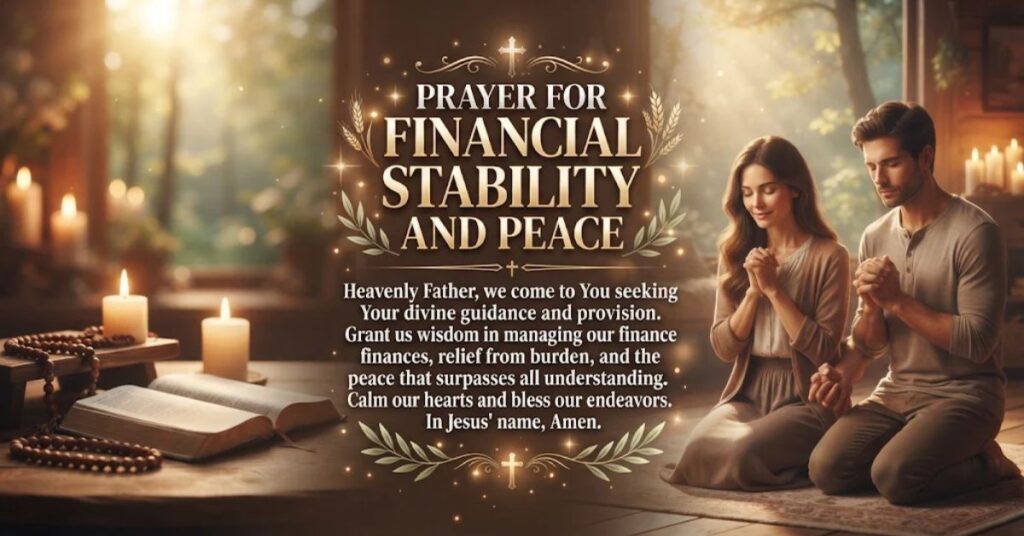 Prayer for Financial Stability and Peace