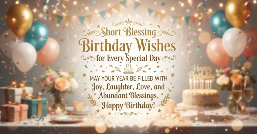 Short Blessing Birthday Wishes for Every Special Day
