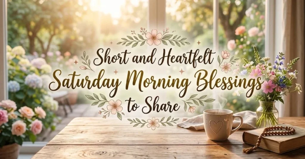 Inspirational Saturday Morning Blessings for a Fresh Start