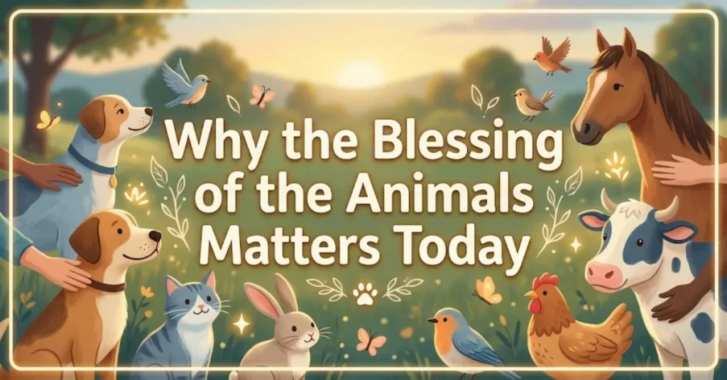 Why the Blessing of the Animals Matters Today
